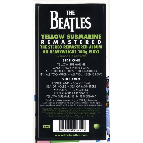 Виниловая пластинка The Beatles, Yellow Submarine (0094638246718) - фото 8