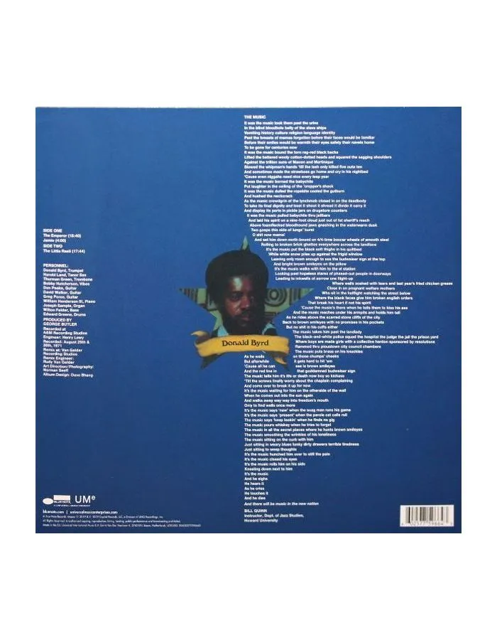 Виниловая пластинка Donald Byrd, Ethiopian Knights (0602577596643) - фото 3