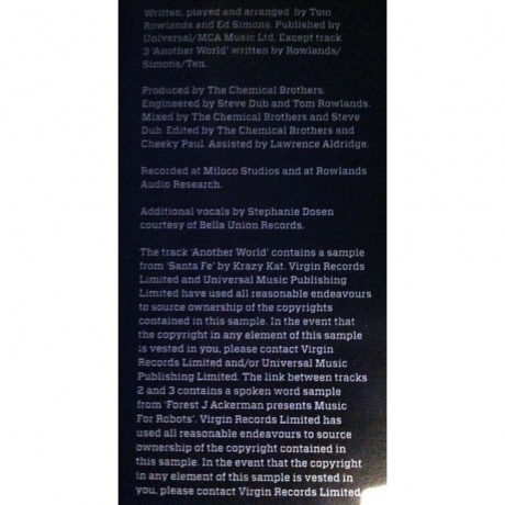 The Chemical Brothers - Further (5099963253016) виниловая пластинка - фото 11