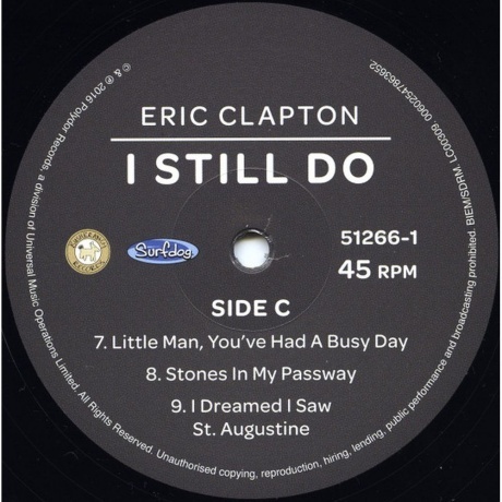 Eric Clapton - I Still Do (0602547863669) виниловая пластинка - фото 7