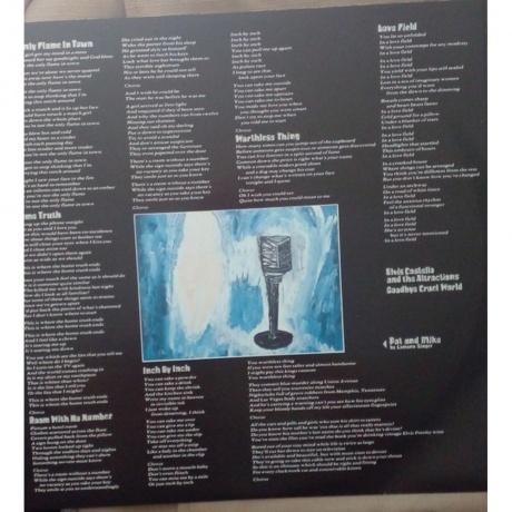 Elvis Costello - Goodbye Cruel World (0602547331113) виниловая пластинка - фото 3