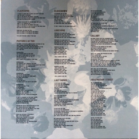 The Cure - Disintegration (0600753245637) виниловая пластинка - фото 7