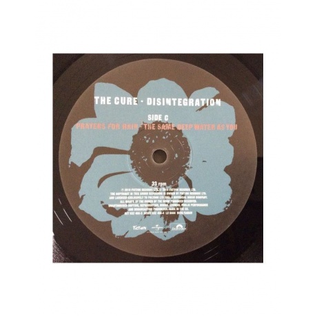 Виниловая пластинка The Cure, Disintegration (0600753245637) - фото 3