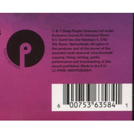 Deep Purple - Burn (0600753635841) виниловая пластинка - фото 6