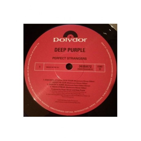 Виниловая пластинка Deep Purple, Perfect Strangers (0600753635872) - фото 5