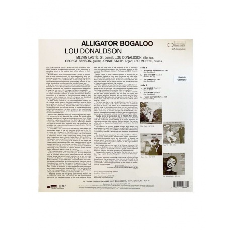Виниловая пластинка Lou Donaldson, Alligator Bogaloo (0602577596681) - фото 2
