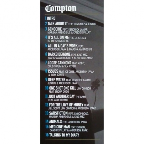 Dr. Dre - Compton (0602547545190) виниловая пластинка - фото 9
