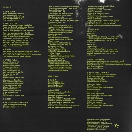 Nick Drake - Pink Moon (0602517456976) виниловая пластинка - фото 2