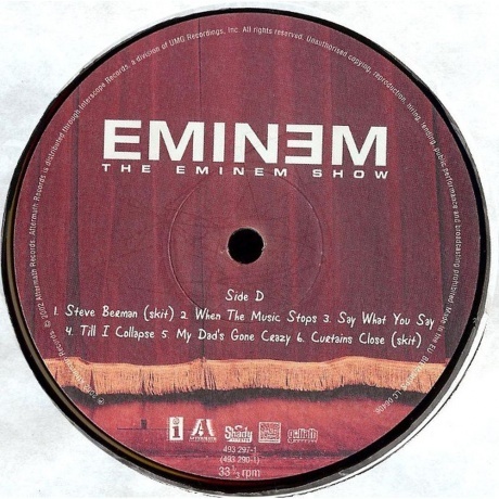 Eminem - The Eminem Show (0606949329013) виниловая пластинка - фото 6