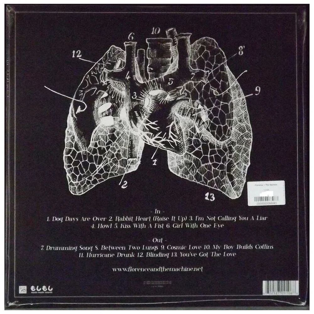 Florence And The Machine - Lungs (0602527091068) виниловая пластинка - фото 2