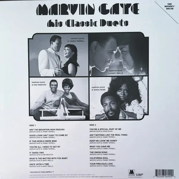 Виниловая пластинка Marvin Gaye, His Classic Duets (0602508569920) - фото 2