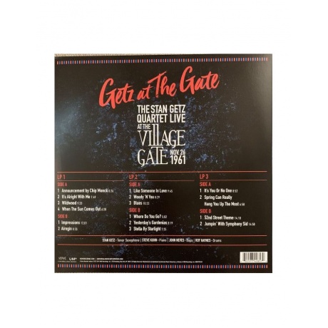Виниловая пластинка Stan Getz, Getz At The Gate (0602577428579) - фото 2