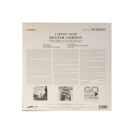 Виниловая пластинка Dexter Gordon, A Swingin' Affair (0602508502927) - фото 2