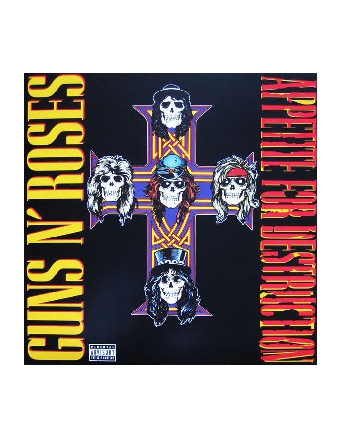 universal guns n roses appetite for destruction виниловая пластинка Виниловая пластинка Guns N' Roses, Appetite For Destruction (0720642414811)