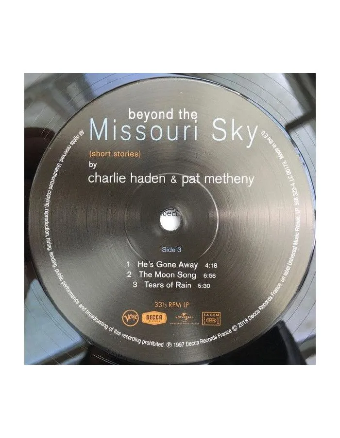 Виниловая пластинка Charlie Haden, Beyond The Missouri Sky (0600753832226) - фото 3
