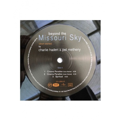 Виниловая пластинка Charlie Haden, Beyond The Missouri Sky (0600753832226) - фото 4
