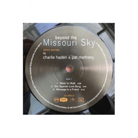 Виниловая пластинка Charlie Haden, Beyond The Missouri Sky (0600753832226) - фото 10