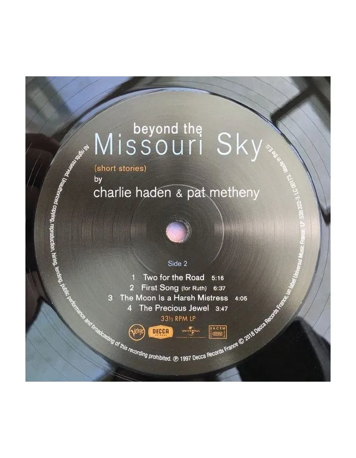 Виниловая пластинка Charlie Haden, Beyond The Missouri Sky (0600753832226) - фото 11