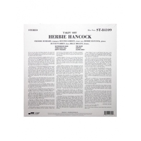 Виниловая пластинка Herbie Hancock, Takin' Off (0602577423994) - фото 2