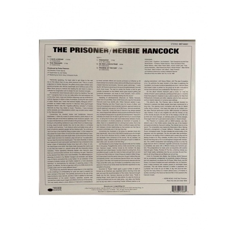 Виниловая пластинка Herbie Hancock, The Prisoner (Tone Poet) (0602508470684) - фото 3