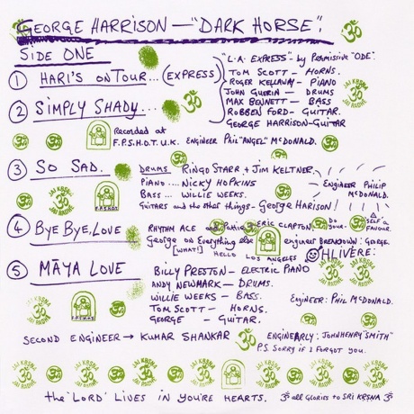 George Harrison, Dark Horse (0602557090345) виниловая пластинка - фото 6