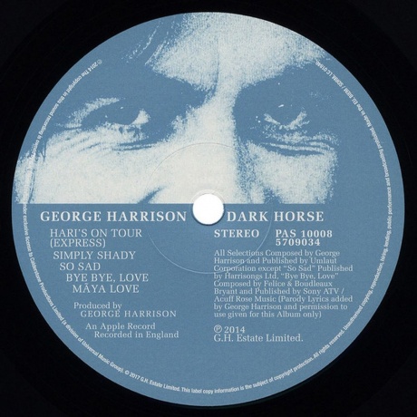 George Harrison, Dark Horse (0602557090345) виниловая пластинка - фото 8