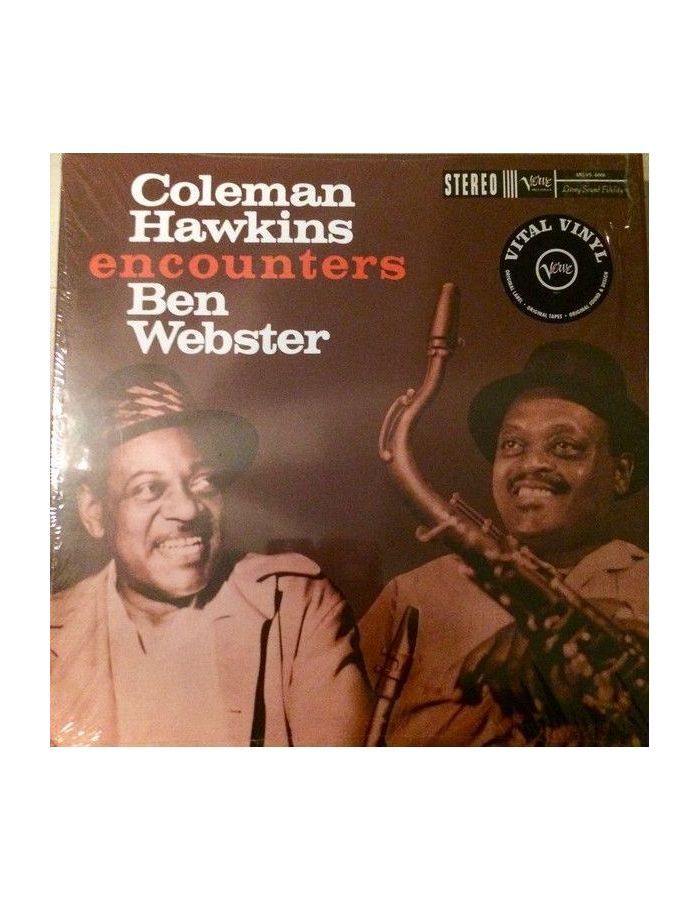 coleman hawkins coleman hawkins encounters ben webster acoustic sounds lp 2023 black 180 gram gatefold acoustic sounds series виниловая пластинка Виниловая пластинка Coleman Hawkins, Coleman Hawkins Encounters Ben Webster (0602577089633)