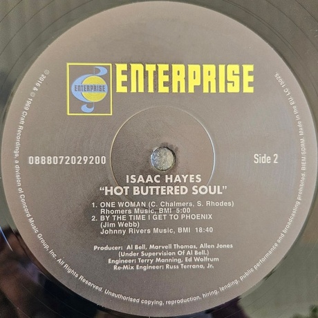 Isaac Hayes - Hot Buttered Soul (0888072029200) виниловая пластинка - фото 4