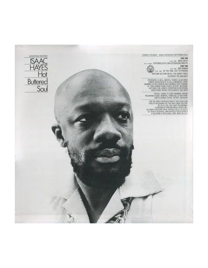 Виниловая пластинка Isaac Hayes, Hot Buttered Soul (0888072029200) - фото 2