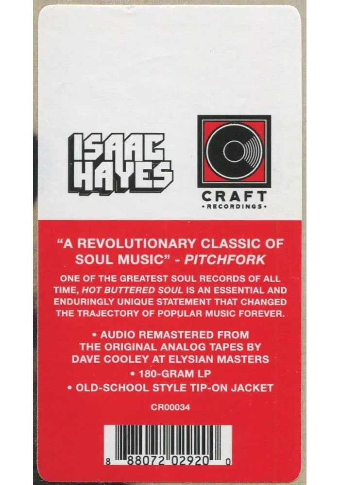 Виниловая пластинка Isaac Hayes, Hot Buttered Soul (0888072029200) - фото 5