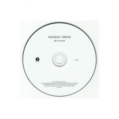 Виниловая пластинка Ben Howard, Noonday Dream (0602567489412) - фото 4