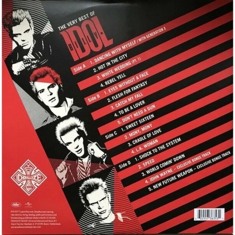 Billy Idol - The Very Best Of (0602557363531) виниловая пластинка - фото 2