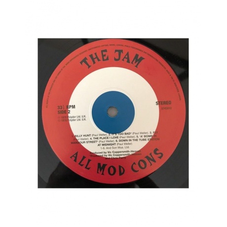Виниловая пластинка The Jam, All Mod Cons (0602537459100) - фото 4