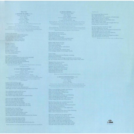 Elton John - Blue Moves (0602557383126) виниловая пластинка - фото 4