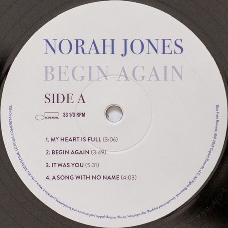 Norah Jones - Begin Again (0602577440403) виниловая пластинка - фото 3