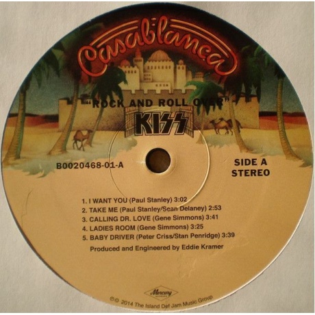 Виниловая пластинка Kiss, Rock And Roll Over (0602537788248) - фото 3