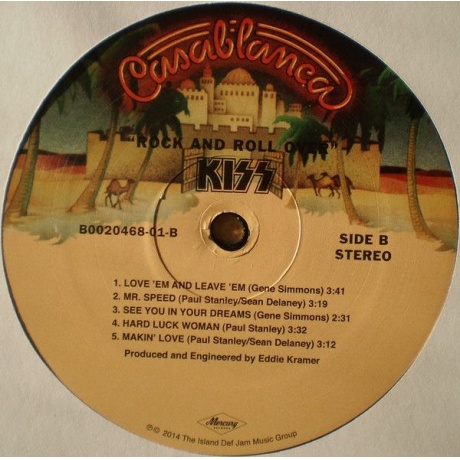 Виниловая пластинка Kiss, Rock And Roll Over (0602537788248) - фото 4