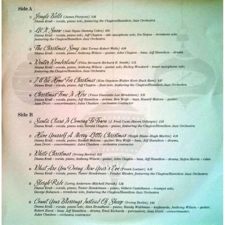 Diana Krall - Christmas Songs (0602537580309) виниловая пластинка - фото 3