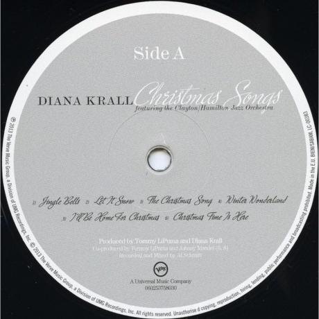 Diana Krall - Christmas Songs (0602537580309) виниловая пластинка - фото 6
