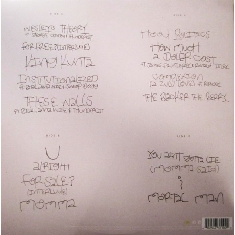 Kendrick Lamar - To Pimp A Butterfly (0602547311009) виниловая пластинка - фото 4