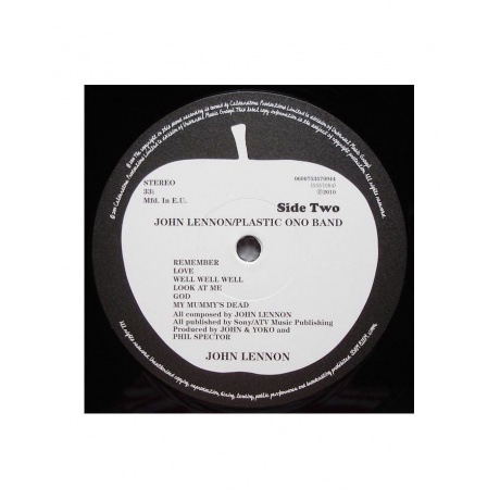 Виниловая пластинка John Lennon, Plastic Ono Band (0600753570944) - фото 3