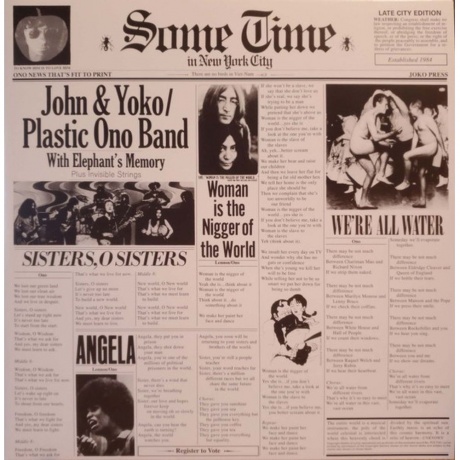 

John Lennon - Some Time In New York City (2Lp) (0600753570968) виниловая пластинка