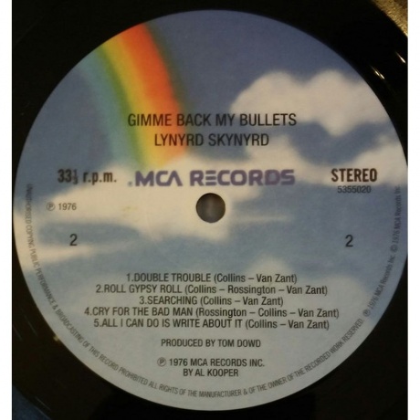 Lynyrd Skynyrd - Gimme Back My Bullets (0600753550205) виниловая пластинка - фото 5