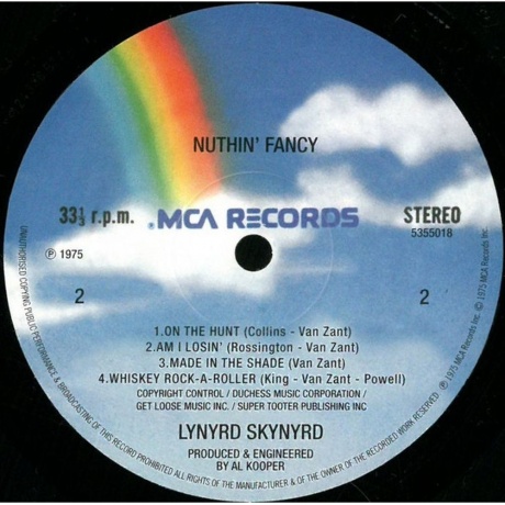 Lynyrd Skynyrd - Nuthin' Fancy (0600753550182) виниловая пластинка - фото 4