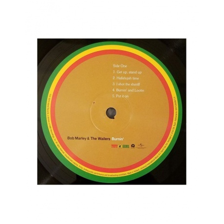 Виниловая пластинка Bob Marley, Burnin' (0600753600672) - фото 5