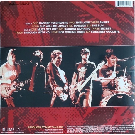 Maroon 5 - Songs About Jane (0602547840387) виниловая пластинка - фото 2