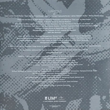 Maroon 5 - Songs About Jane (0602547840387) виниловая пластинка - фото 6