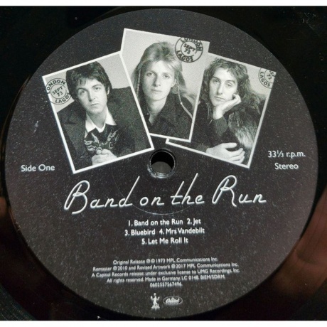 Paul McCartney - Band On The Run (0602557567496) виниловая пластинка - фото 3