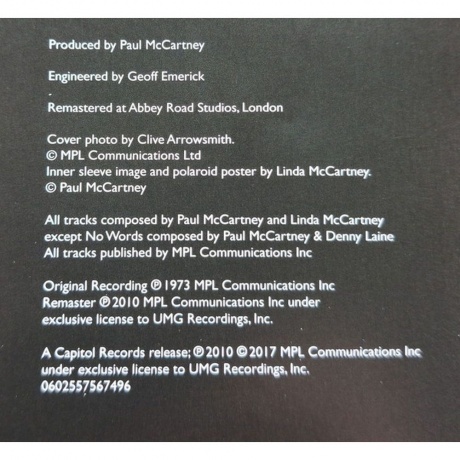 Paul McCartney - Band On The Run (0602557567496) виниловая пластинка - фото 10
