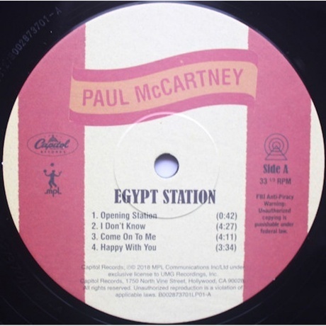 Paul McCartney - Egypt Station - deluxe (0602577501487) виниловая пластинка - фото 3
